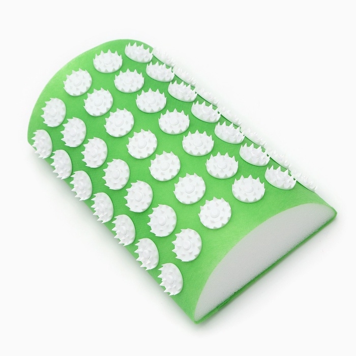 Аппликатор Кузнецова комплект, 144 колючки, спантекс, зелёный, 260 х 560 мм + валик  140*230 1085028