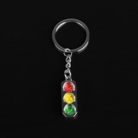 Брелок для ключей Cartage, металл, светофор Брелок для ключей Cartage, металл, светофор