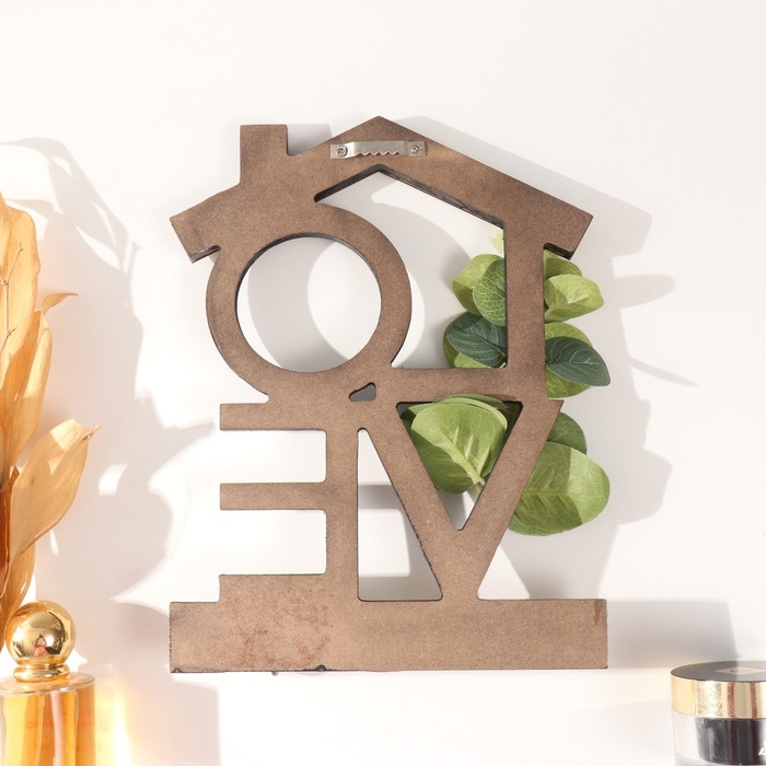 Крючки декоративные дерево "Любовь. Домик" 18,3х23,8 см