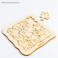 Пазл-раскраска &laquo;Мишки - малышки&raquo;