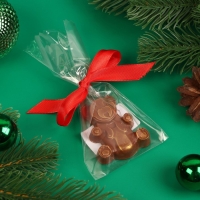 Новый год. Фигура из молочного шоколада "Медвежонок" , 22 г &plusmn; 5 %