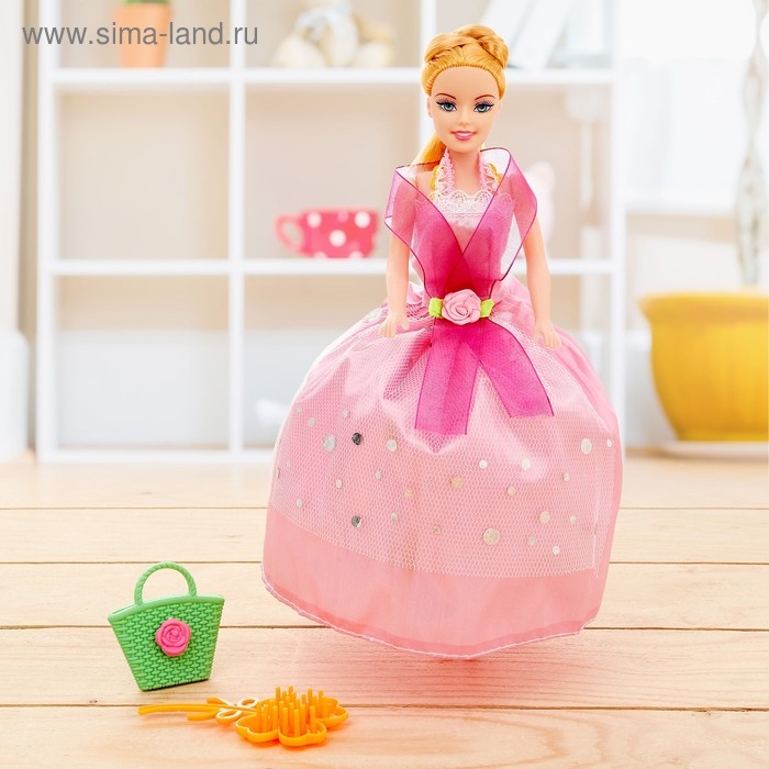 Кукла-модель &laquo;Яна&raquo; в платье с аксессуарами, МИКС