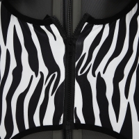 Чехол на чемодан L, цвет белый/чёрный Чехол на чемодан L, цвет белый/чёрный