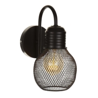 Бра "Винтаж" 1xE27 40Вт черный 12х19х23 см. Бра "Винтаж" 1xE27 40Вт черный 12х19х23 см.