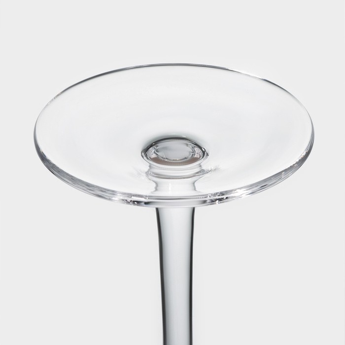 Набор бокалов для шампанского стеклянный Magistro &laquo;Дарио&raquo;, 180 мл, 7&times;27,5 см, 6 шт, цвет золотой