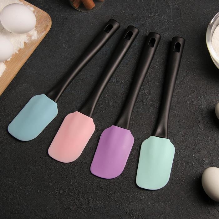 Лопатка Доляна &laquo;Контраст&raquo;, 25,5 см, цвет МИКС