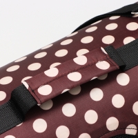 Сумка - переноска для животных "Горошек", коричневая, размер S, 37,5 х 17 х 22 см Сумка - переноска для животных "Горошек", коричневая, размер S, 37,5 х 17 х 22 см