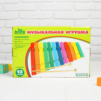 Музыкальная игрушка &laquo;Ксилофон&raquo;, 12 тонов + 2 палочки