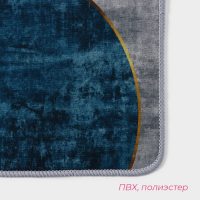 Коврики для ванной и туалета Доляна &laquo;Мэни&raquo;, 2 шт: 50&times;80 см, 50&times;40 см