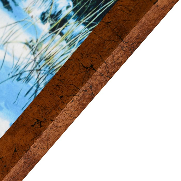 Гобеленовая картина Гобеленовая картина "Волки перед охотой" 44*64 см рамка МИКС