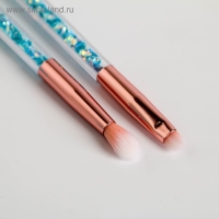 Подарочный набор для создания макияжа &laquo;Милая альпака&raquo;, 2 больших спонжа, 3 маленьких спонжа, 2 кисти для макияжа, BEAUTY FOX