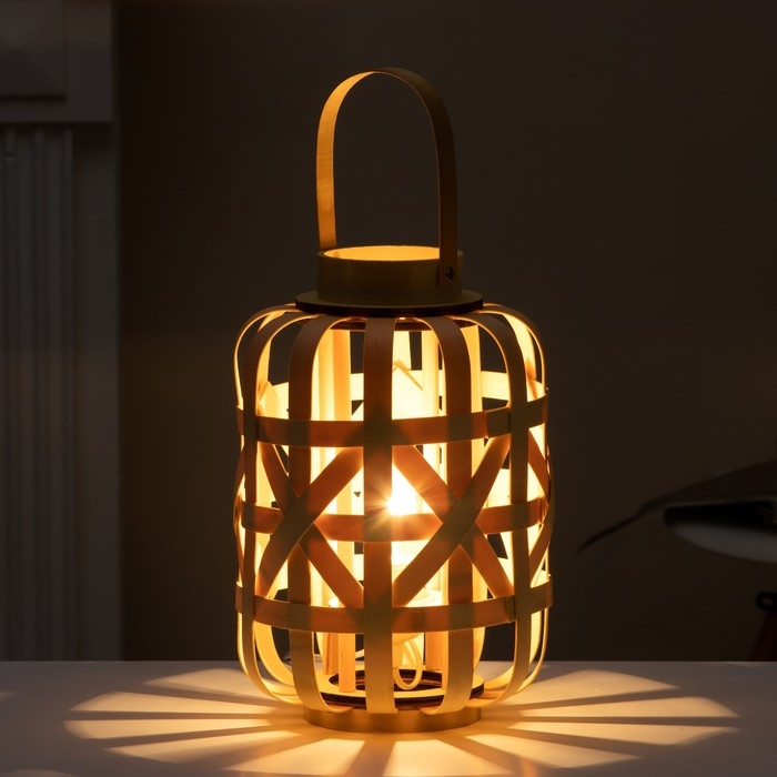 Настольная лампа "Барма" Е27 15Вт 23,5х23,5х33 см RISALUX