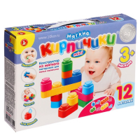 Конструктор &laquo;Мягкие кирпичики мини&raquo;, 12 деталей