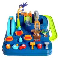 Настольная игра-лабиринт &laquo;Приключения динозавров&raquo;, 2 машинки