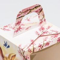 Пасхальная коробочка с окном "Пасхальная корзина" 15 х 15 х 18 см Пасхальная коробочка с окном "Пасхальная корзина" 15 х 15 х 18 см