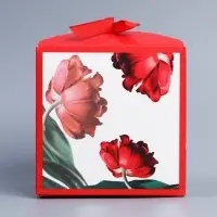 Коробка подарочная складная, упаковка, &laquo;Самой прекрасной&raquo;, 12 х 12 х 12 см