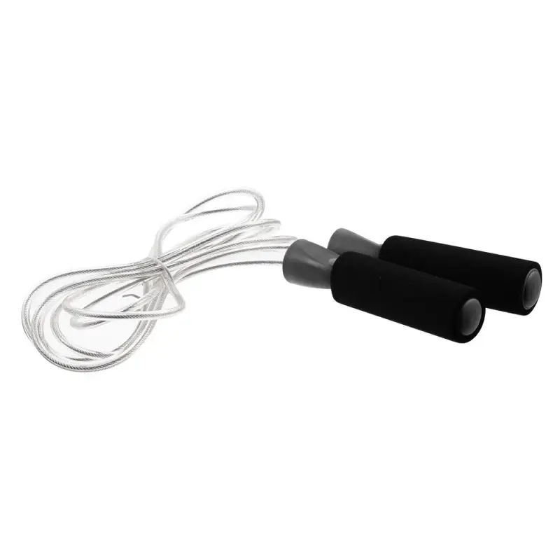 Скакалка скоростная Arriba, черная с серым Скакалка скоростная Arriba, черная с серым