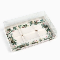 Коробка для для муссовых пирожных &laquo;Волшебного Нового года&raquo;, 27 х 17.8 х 6.5 см, Новый год