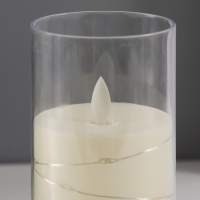 Ночник свеча "Романтик" LED 3xААА 7,5х7,5х15см Ночник свеча "Романтик" LED 3xААА 7,5х7,5х15см