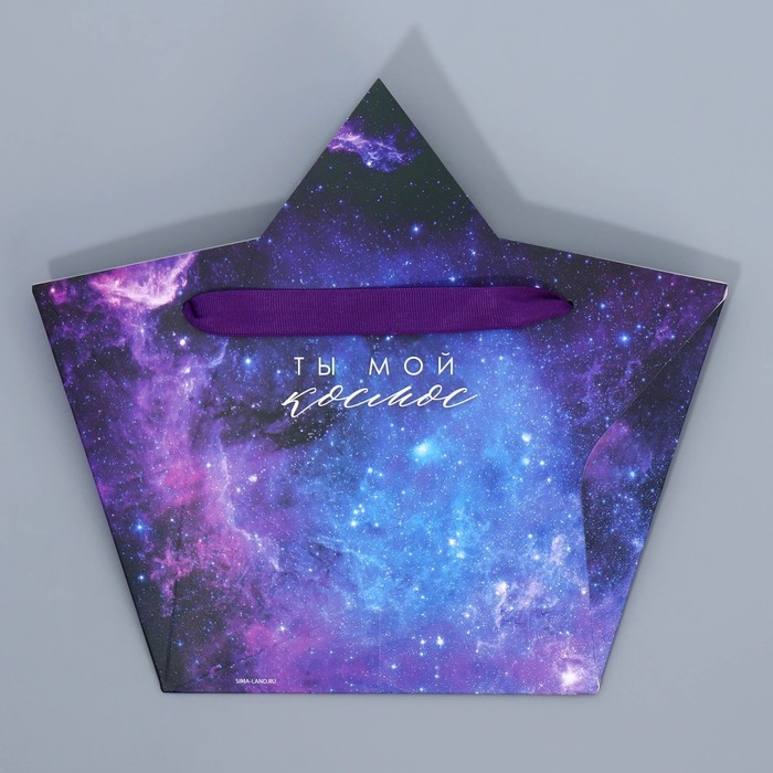 Пакет подарочный, упаковка, &laquo;Звёздочка&raquo;, 30 х 26.5 х 8.3 см