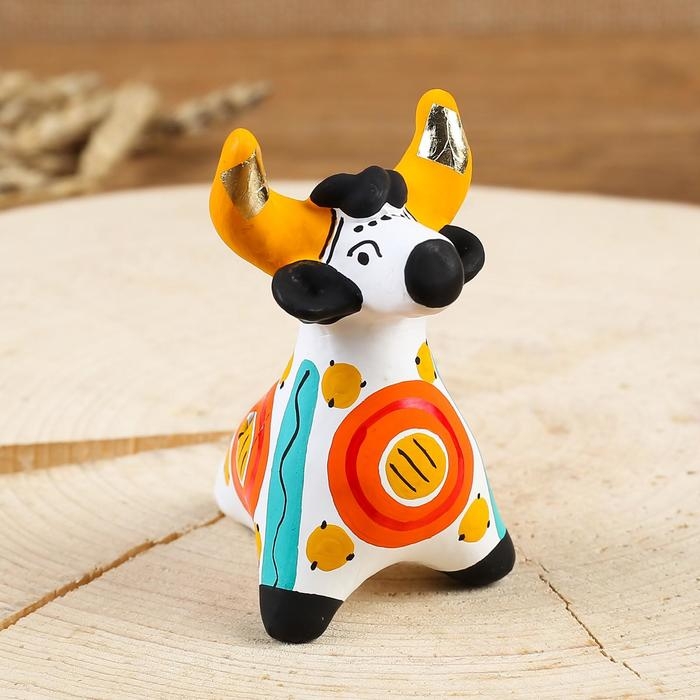 Дымковская игрушка &laquo;Свистулька Лошадка&raquo; 8&times;9&times;4 см, микс