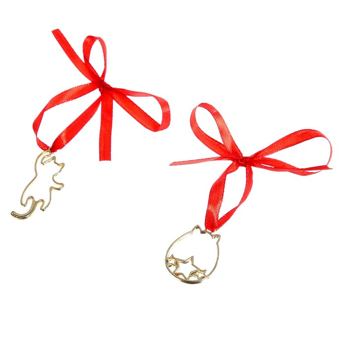 Набор для опытов с эпоксидной смолой &laquo;Создай своё украшение: Котики&raquo;, 2 основы