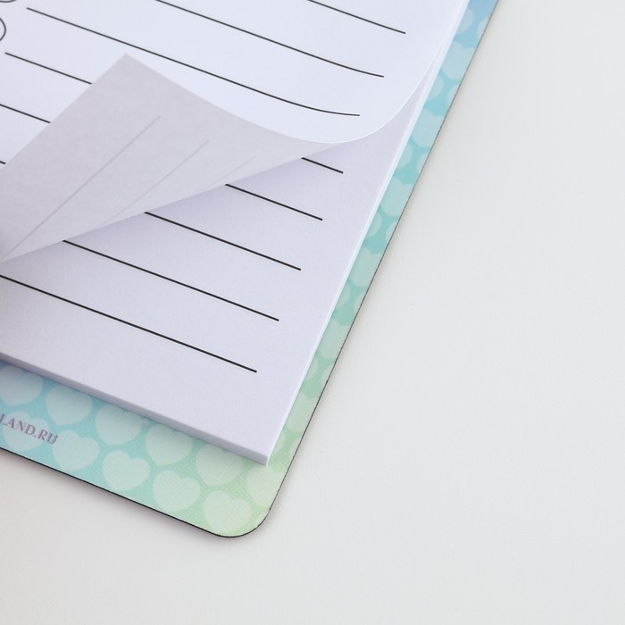 Магнит с блоком для записи и карандашом, сувенир &laquo;Любимой подружке&raquo;, 7 х 14,4 см.