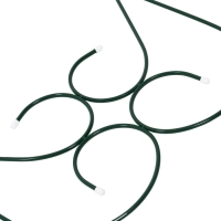 Ограждение декоративное, 55 &times; 300 см, 5 секций, металл, зелёное, &laquo;Садовод&raquo;