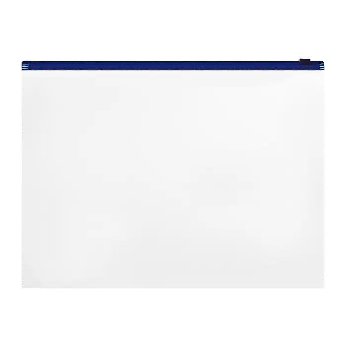 Папка-конверт на ZIP-молнии А4, 120 мкм, ErichKrause Fizzy Clear, c цветной молнией, до 100 листов, микс