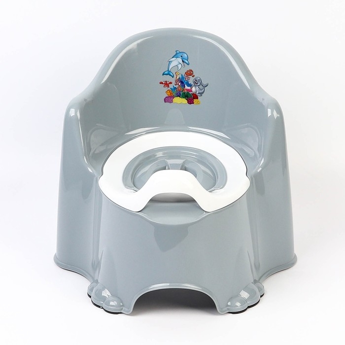 Детский горшок Комфорт, цвет серый Детский горшок Комфорт, цвет серый