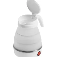 Чайник электрический LSK-1812, пластик, 0.6 л, 600 Вт, складной, белый