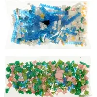 UNICON Конструктор Mini Blocks Лотос 660 деталей, свет