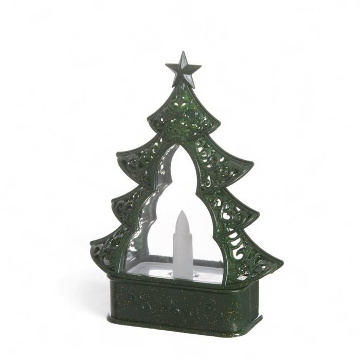 Светильник Светильник "Новогодняя елка" 3хААА зеленый 5,5х13х17см