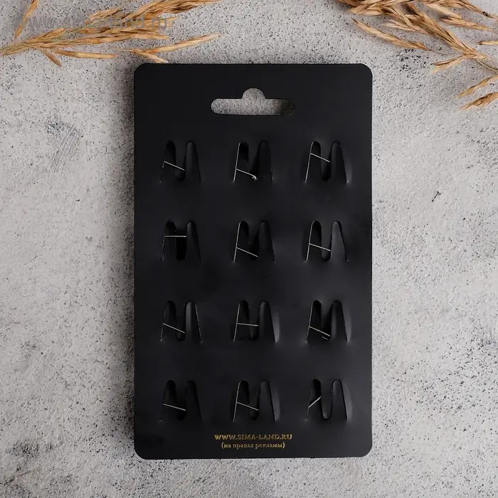 Брошь &laquo;Насекомые и кошки&raquo;, цвет МИКС в чёрном металле (неделимая фасовка 12 шт., цена за шт.)