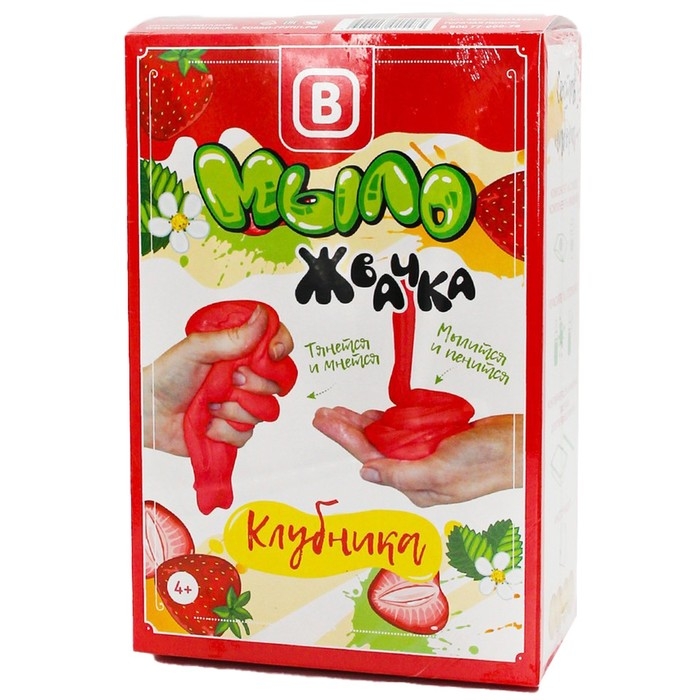 Набор для изготовления мыла-жвачки &laquo;Клубника&raquo;