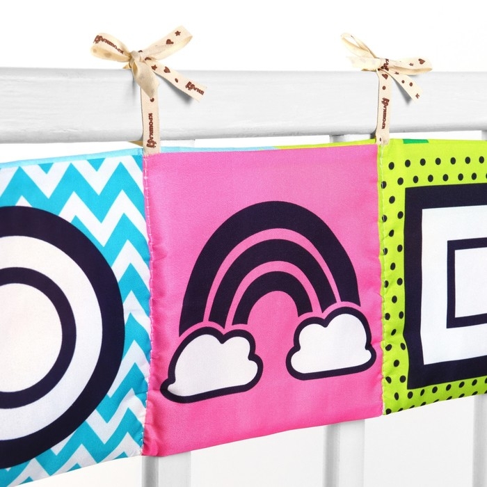 Бортик на кроватку &laquo;Африка&raquo; 14х70 см, Крошка Я