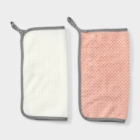 Салфетка для уборки Доляна &laquo;Уют&raquo;, микрофибра, 25&times;25 см, цвет МИКС