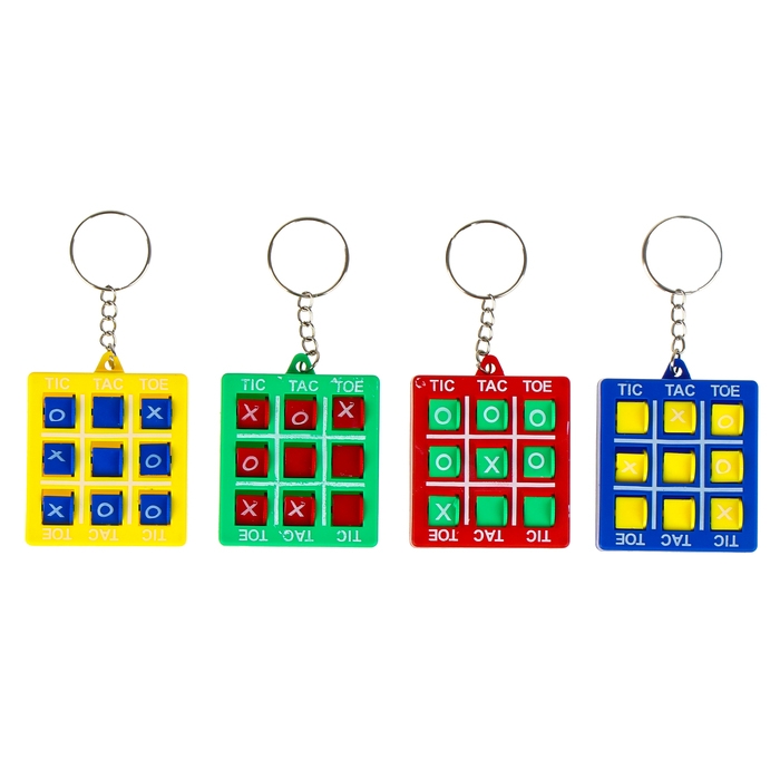Головоломка «Крестики нолики» на брелоке, цвета МИКС Головоломка «Крестики нолики» на брелоке, цвета МИКС