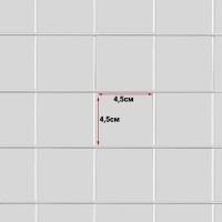 Сетка торговая 100&times;200 см, окантовка 6 мм, пруток - 4 мм, белая, (порошковое покрытие)