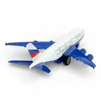 Модель металл. "Авиалайнер", 22 см, свет-звук, инерц., подв. детали 1706C158-R (36)