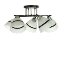 Люстра "Лайма" 5хЕ27 40Вт черно-хромовый 55х55х24 см Люстра "Лайма" 5хЕ27 40Вт черно-хромовый 55х55х24 см