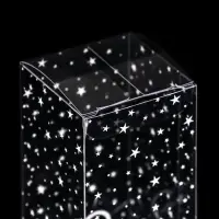 Складная прозрачная коробка из PVC, для упаковки подарков, LOVE YOU, 5&times;5&times;12 см