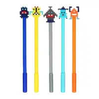 Ручка - прикол гелевая &laquo;Робот&raquo; МИКС