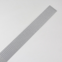 Зеркальная мозайка клеевая, 0,5 &times; 0,5 см, 8 рядов 4 см &times; 1 м, серебряное стекло