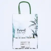 Пакет крафт &laquo;Подарок для тебя&raquo; 18&times;8&times;25 см