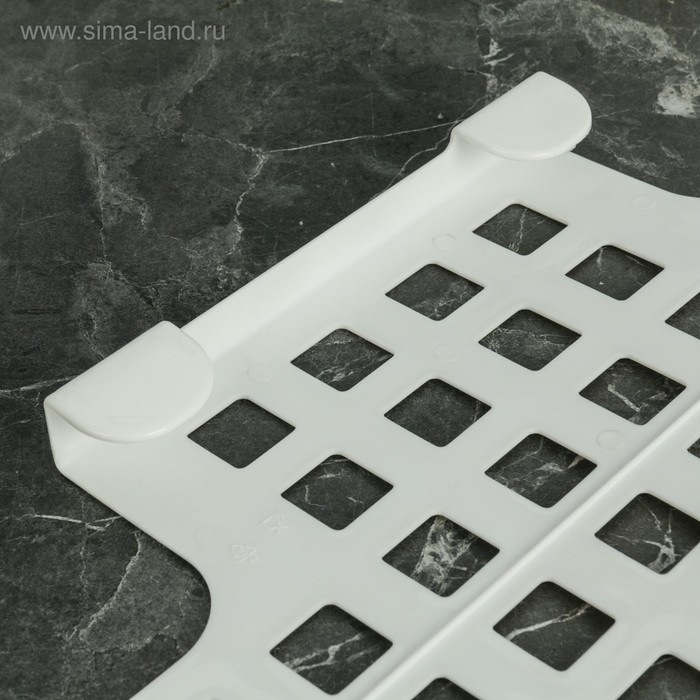 Корзина для хранения подвесная с контейнерами, 29&times;9,5&times;38 см, цвет белый