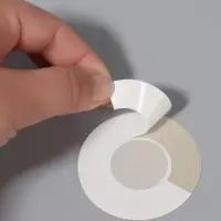 Стикини на грудь &laquo;Круг&raquo;, набор - 5 пар, на клеевой основе, 6&times;6 см, бежевая