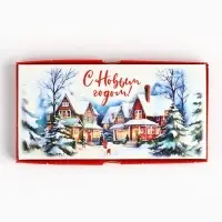 Коробка для шоколада &laquo;Яркие огни&raquo;, с окном, 16.4 х 8.4 х 1.7 см