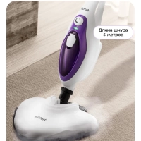 Паровая швабра с насадками для пола 1500 Вт KT-1004
