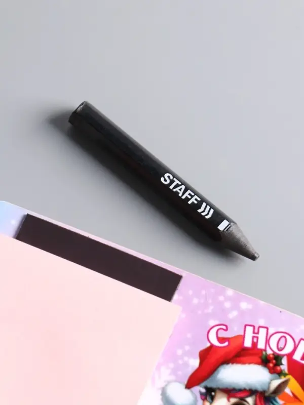 Магнит новогодний с блоком для заметок &laquo;С Новым Годом&raquo;, размер магнита 6.5&times;11 см